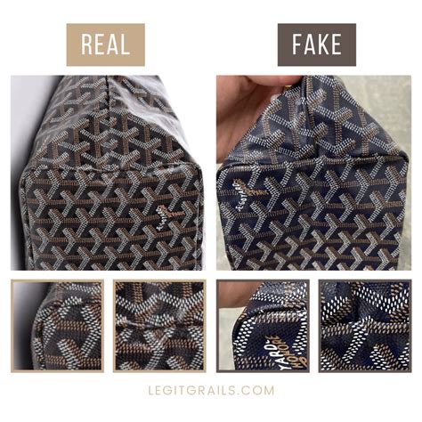 fake goyard how to tell|legit check Goyard tote.